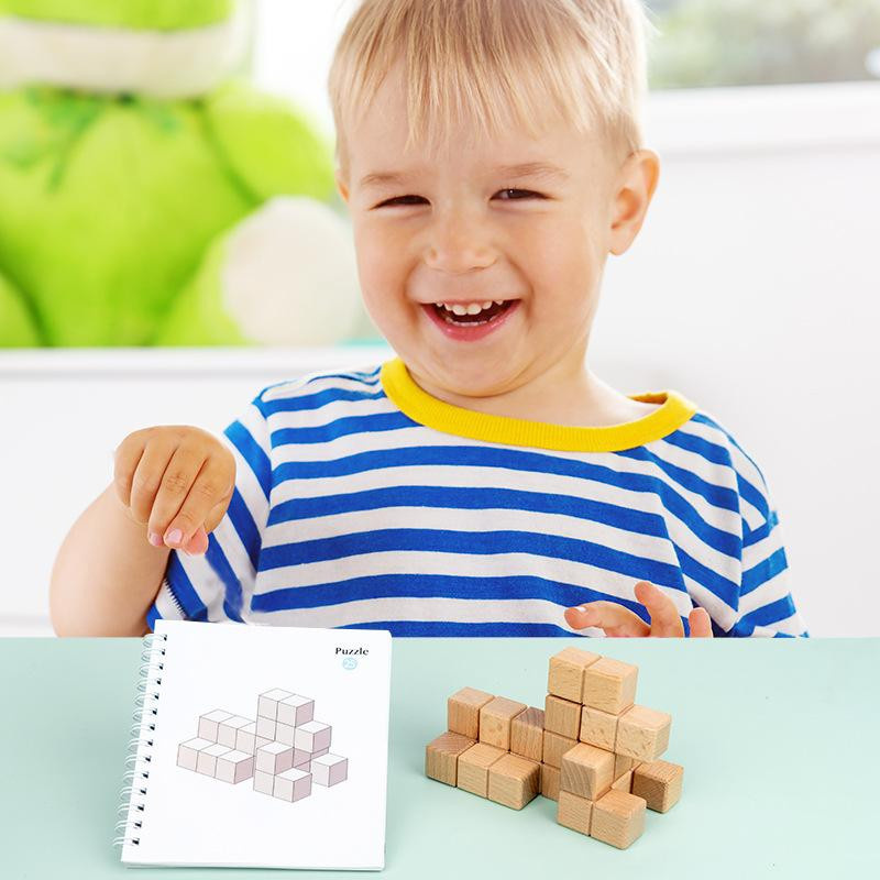 Linyi toy Zauberwürfel hölzern weiß 3-6 Jahre - Bild 2