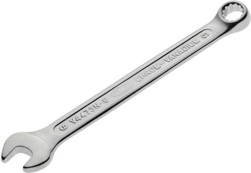 Vigour Ring-Maulschlüssel Kombination Silber, Schlüsselweite 6 mm - Bild 1