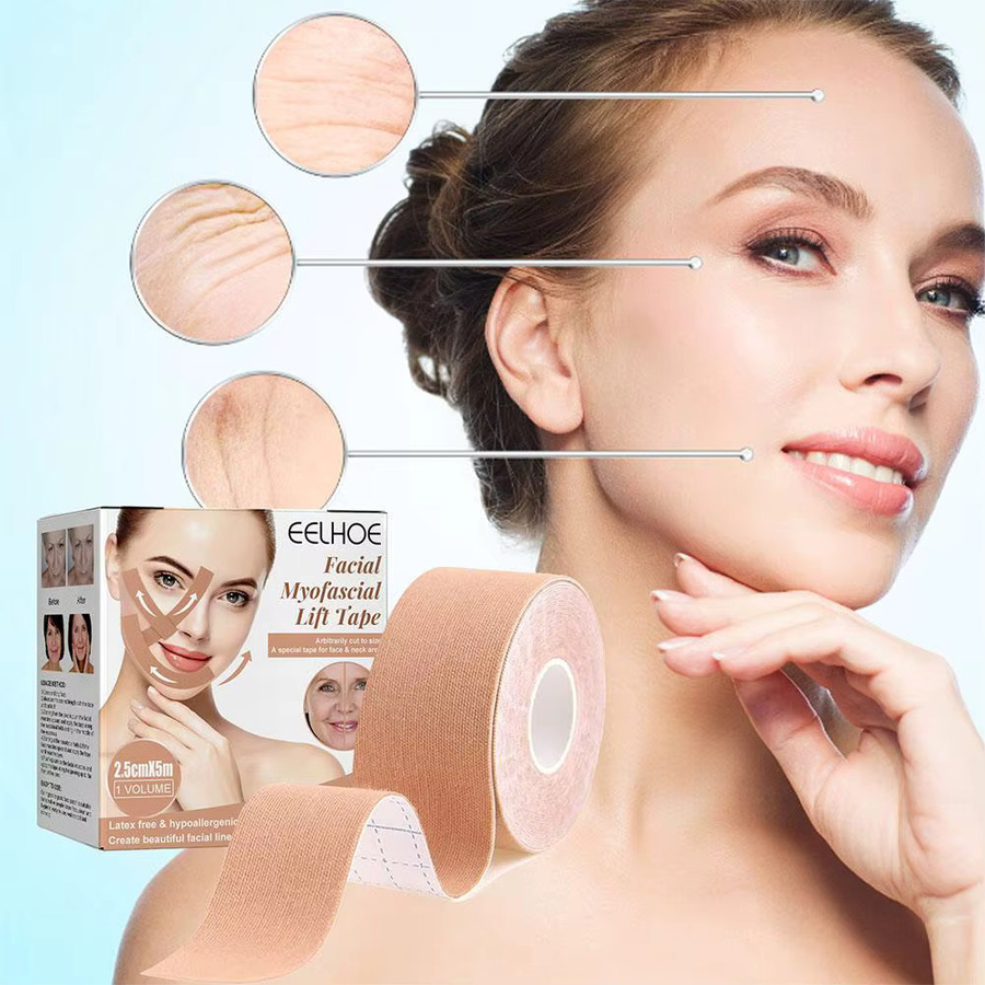 Eelhoe Face Lifting Tape Gesichtsstraffungsgurt, Gesicht - Bild 2
