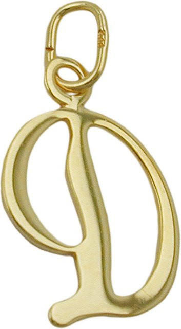 Paolo Renzo Buchstabenanhänger, 333 Gelbgold, 15x10mm, Unisex - Bild 1