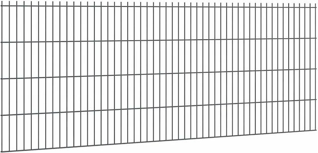FLORAWORLD Doppelstabmatte aus Stahl in Anthrazit, Höhe: 83 cm, Breite: 251 cm, Tiefe: 1,7 cm - Bild 1