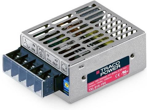 TracoPower TXL 035-48S Schaltnetzteil 48 V/DC 0.8A 35W in Silber aus Metall - Bild 1