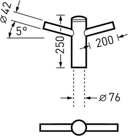 Trilux Mastaufsatzstück 6824200 0803/2/76-200-42 - Bild 1