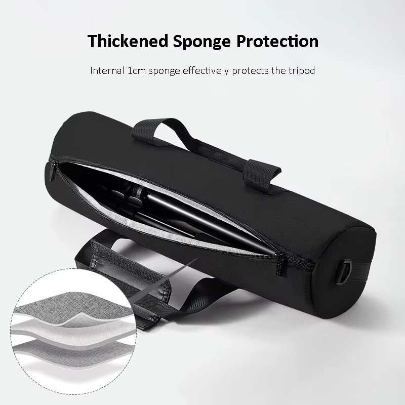 Boona Kamerastativ-Tasche als wasserdichte Reisetasche mit Schultergurt, Farbe: Schwarz, Breite: 40-55 cm - Bild 4