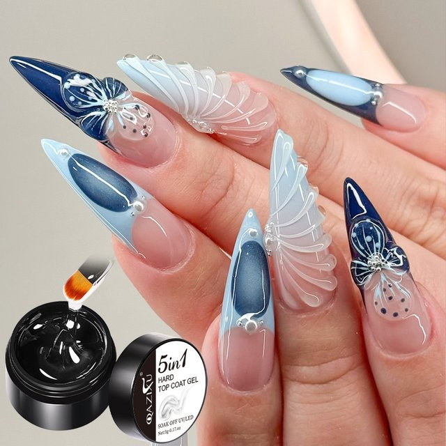 QAZIXU Nagellack-Gel, transparent, glänzend - Bild 1