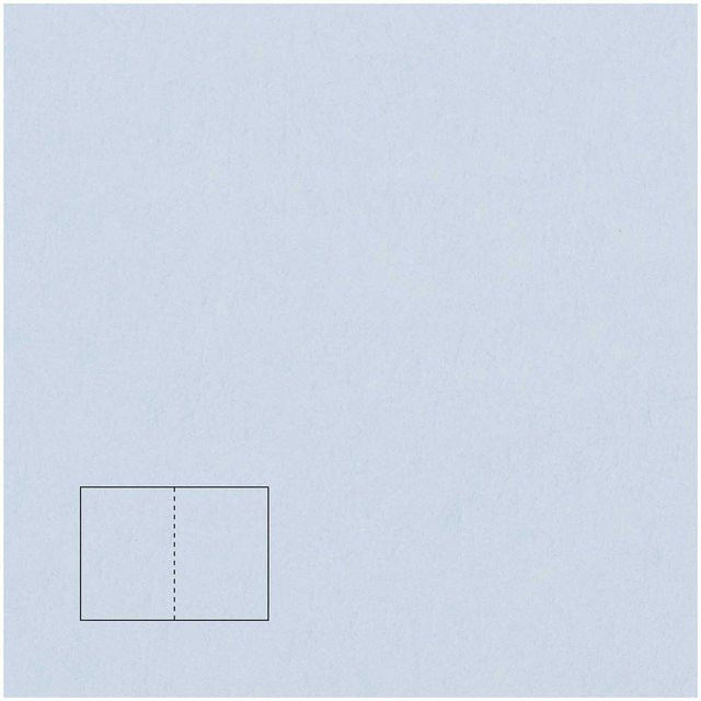 Rico Design Paper Poetry Klappkarten Essentials A6, 5 Stück, Hellblau - Bild 1