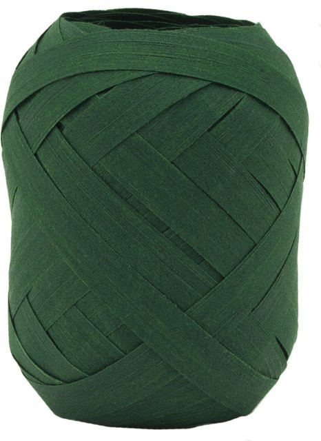 GOLDINA Baumwoll-Ringelband aus Baumwolle, Breite: 10 mm, Länge: 12 m, Farbe: Waldgrün - Bild 1