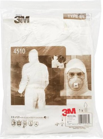3M Schutzanzug 4515 Blau Größe L - Bild 1