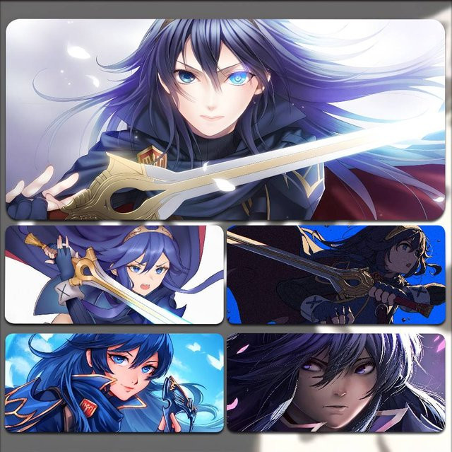 L-LUCINA Cartoon Animation Mousepad XXL rutschfest für Büro und E-Sport in Multicolour - Bild 1