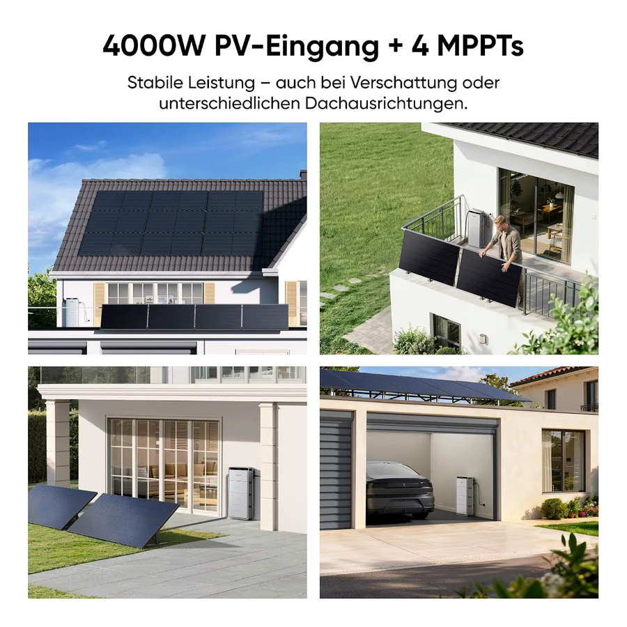 Jackery SolarVault 3 Pro Max Balkonkraftwerk mit 2500 W, 4 MPPT und 4000 W PV-Eingang, erweiterbar bis 15 kWh mit Notstromversorgung - Bild 7