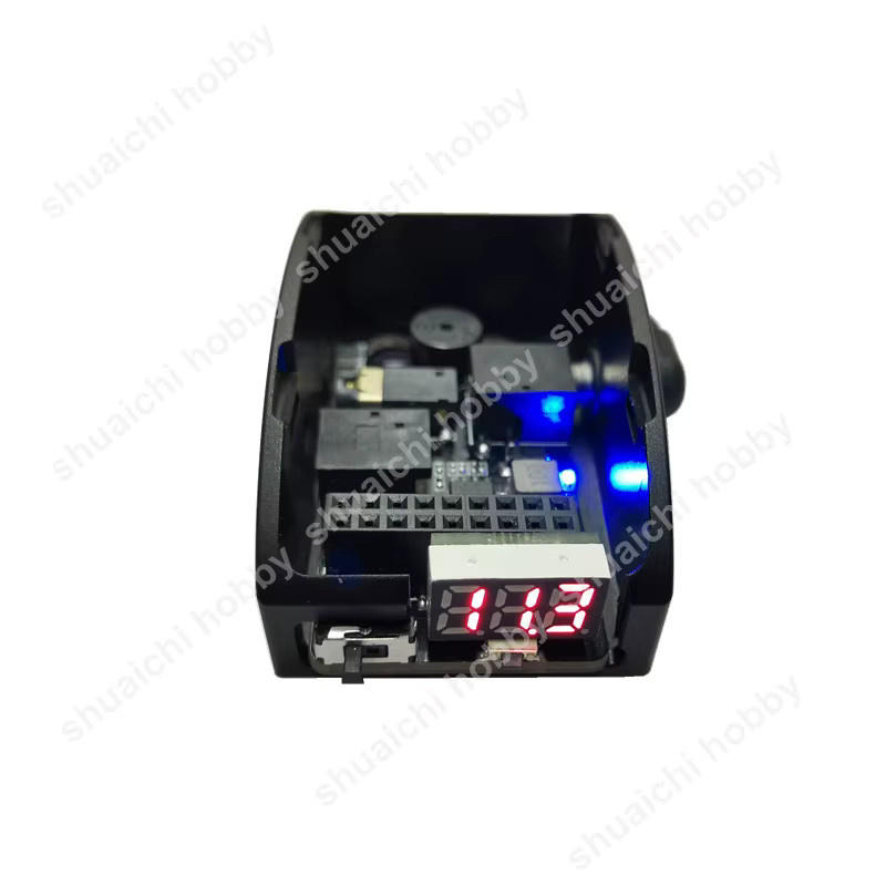 5,8G RX PORT 3.0 PLUS Digital-Analog-Empfangsmodul mit Niederspannungsalarm für DJI und Fatshark FPV Schutzbrillen, Schwarz - Bild 2