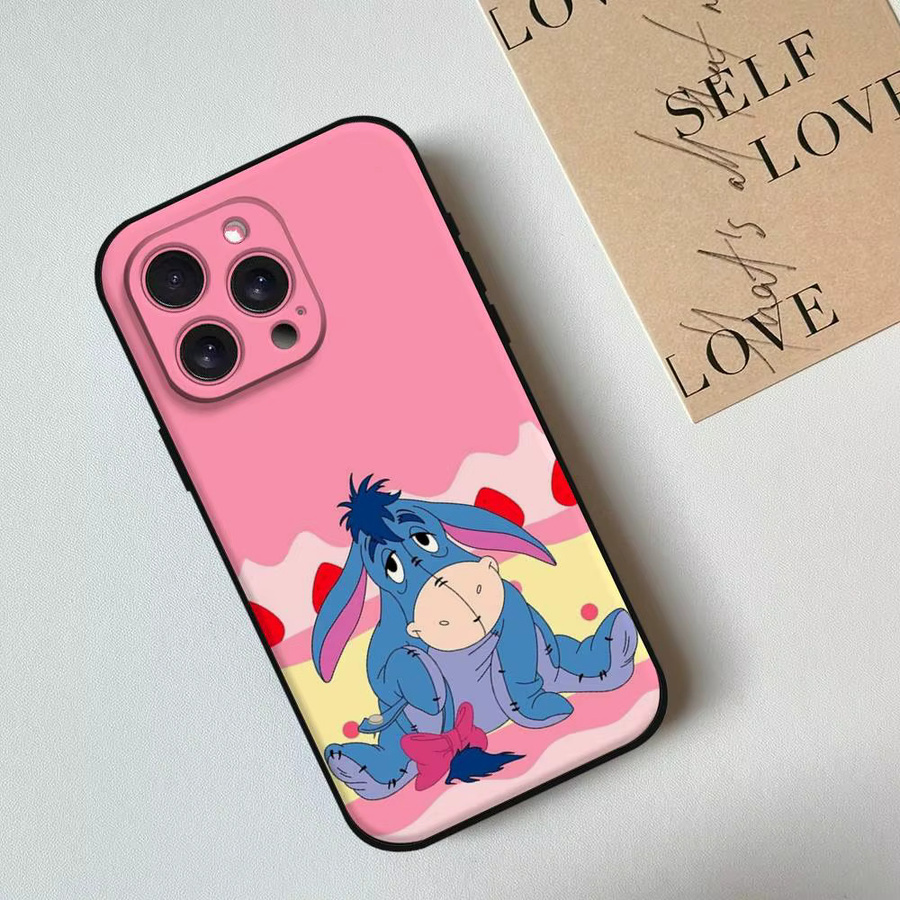 Mesuca Eeyore Donkey Handyhülle für iPhone 17 16 15 14 13 12 11 Pro Max Plus Mini aus weichem TPU - Bild 3