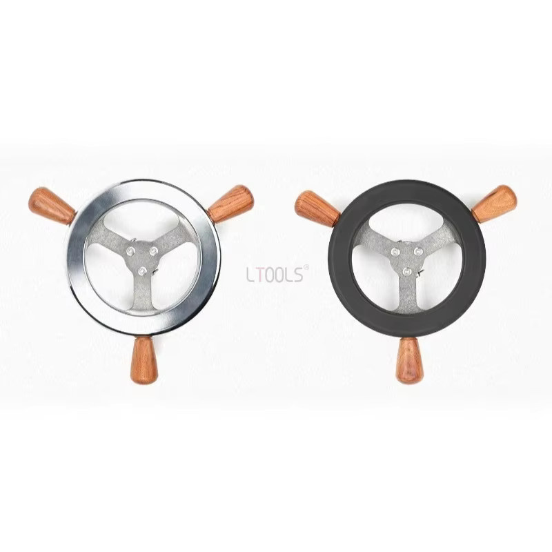LTOOLS Holzbearbeitungs-Tischbeinklemme mit Trägheits-Handrad und Parallel-X-Halterung in Silber - Bild 3