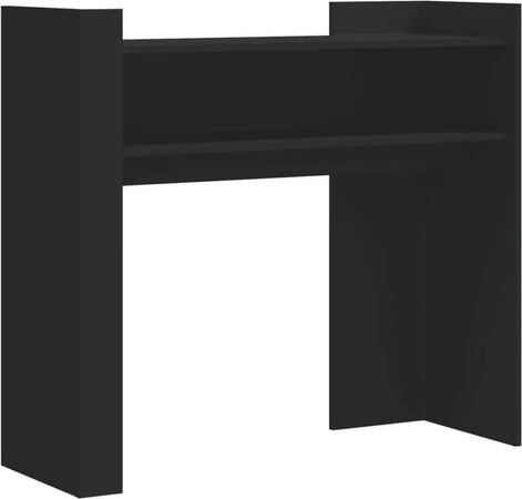 vidaXL Konsolentisch in Schwarz, klassisch, Holzwerkstoff, B/T/H: 100 x 35 x 90 cm