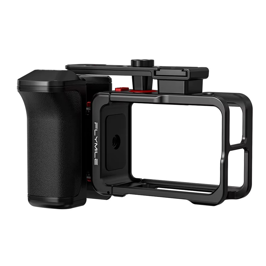 Flymile Action 5 Pro Street-Griff mit Auslöseknopf für DJI Osmo Action 4 und Action 3 in Schwarz - Bild 6