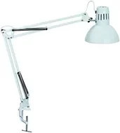 MAUL LED-Klemmleuchte Study in Weiß mit E27 Fassung und verstellbarem Kopf für Home-Office und professionelle Aufgaben - Bild 1