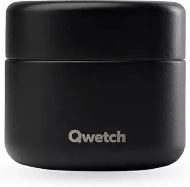 Qwetch Routine Box Inox Pillendose aus Edelstahl für 48 Tabletten in Silber und Schwarz - Bild 1