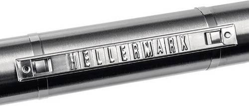 HellermannTyton Edelstahlmarkierer SSM-SS316-ML (200) in Silber mit Aufdruck 5 - Bild 1