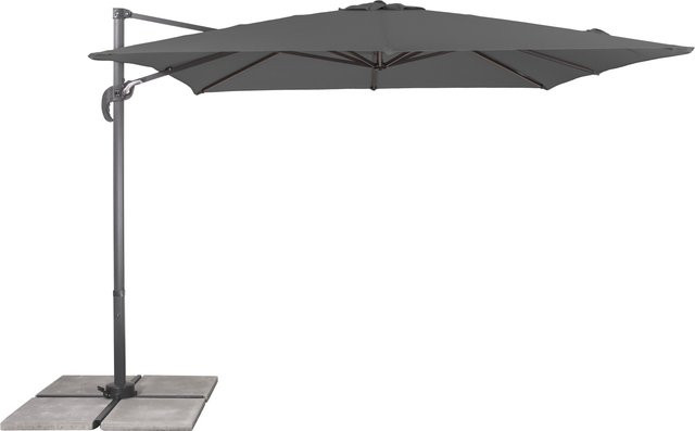SCHNEIDER Valencia Grande Sonnenschirm in Anthrazit, B/T: 280 x 280 cm - Bild 1