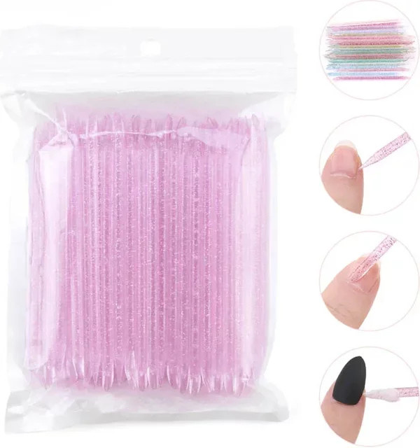 vvocci Doppel-Nagelhautschieber, Kristallstab, Glänzend, Unisex - Bild 1