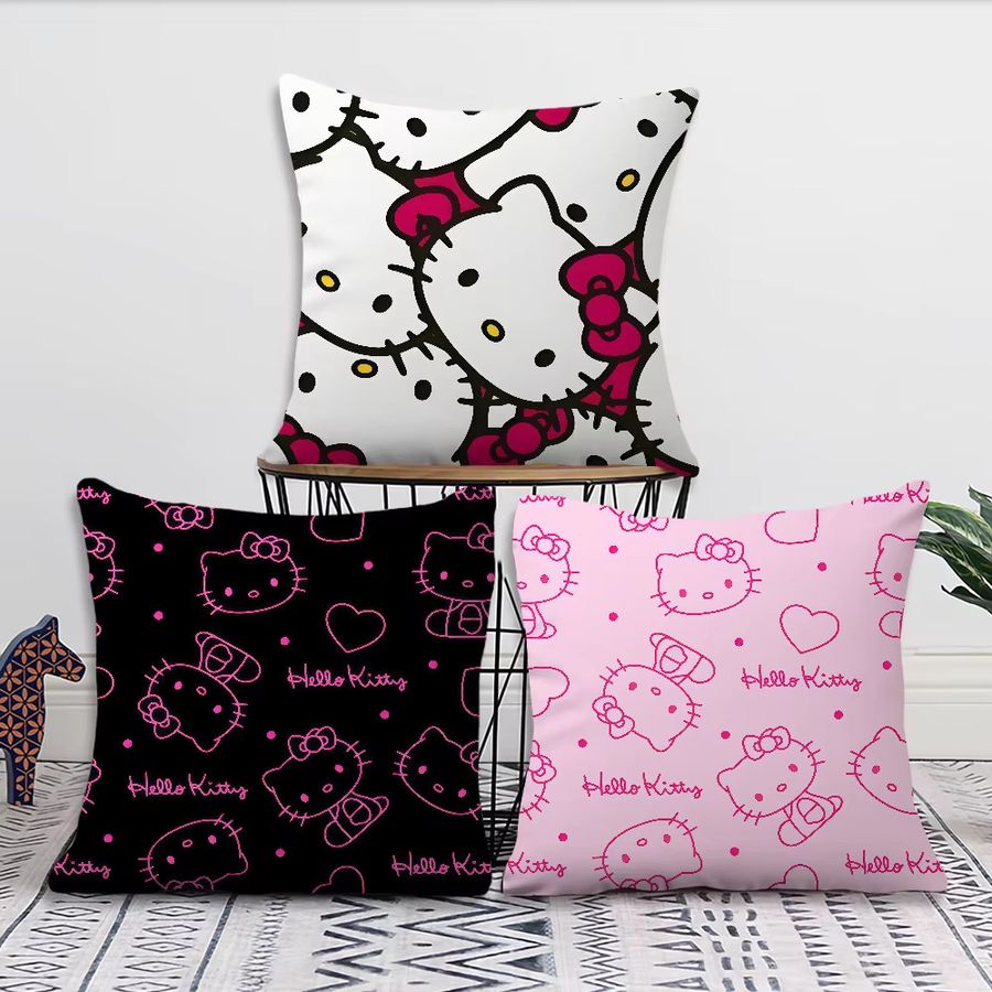 Sanrio Kissenbezug mit Schleifen-Muster in Rosa für dein Wohnzimmer-Dekor - Bild 3