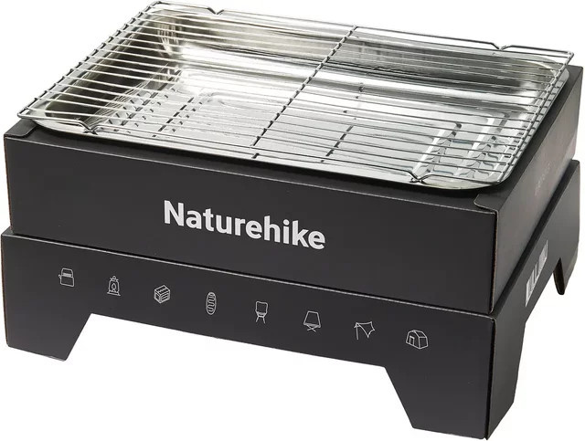 Naturehike Lofaso Einweg-Grillrost aus Aluminium in Schwarz - Bild 1
