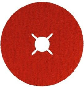 VSM Fiberscheibe XF 870 CER in Rot, Durchmesser: 125 mm, Körnung: 50 - Bild 1