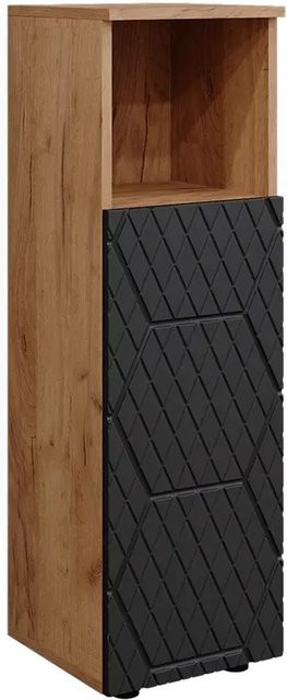 Vicco Midischrank Irma Badezimmer Eiche Anthrazit B: 30 cm, H: 95 cm - Bild 2