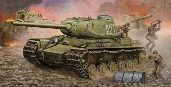 Trumpeter Soviet KV-85 Heavy Tank, Fahrzeuge, Grün - Bild 1