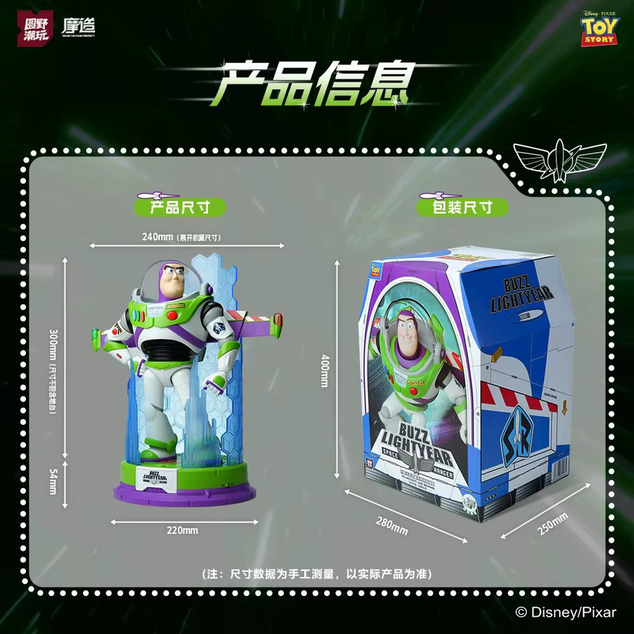 52TOYS Disney Buzz Lightyear, Weltraum, Kunststoff, Bunt / Mehrfarbig - Bild 5