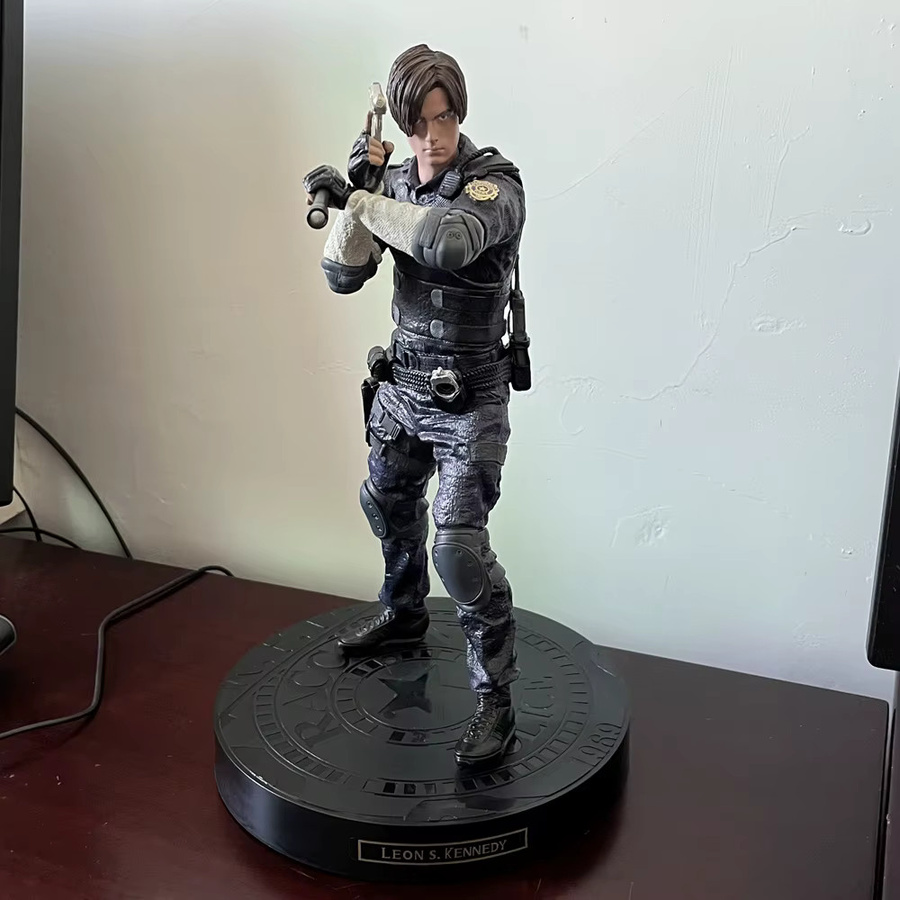 Bandai Biohazard Leon Scott Kennedy Anime Figur, Braune Jacke, Einzelfigur - Bild 2
