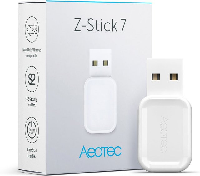 Aeotec Z-Stick 7 Z-Wave Plus V2 ZWA010 in Weiß - Bild 1