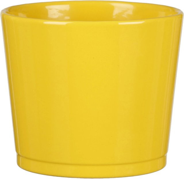 Scheurich Frühlingstopf 883 Keramik Sevilla Gelb, Durchmesser: 12 cm, Höhe: 11 cm - Bild 1