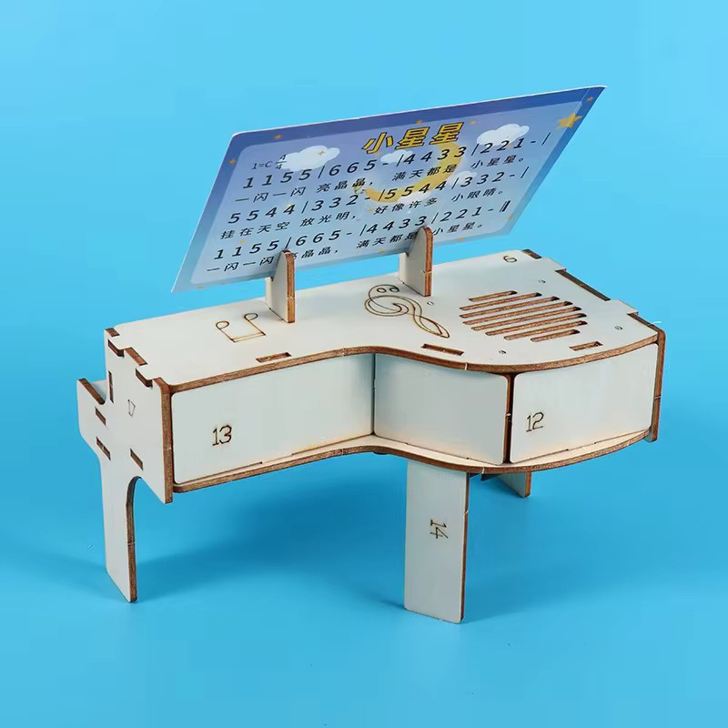 Meade DIY Holz-Elektronisches Klaviermodell, STEM-Kit, Holz - Bild 2