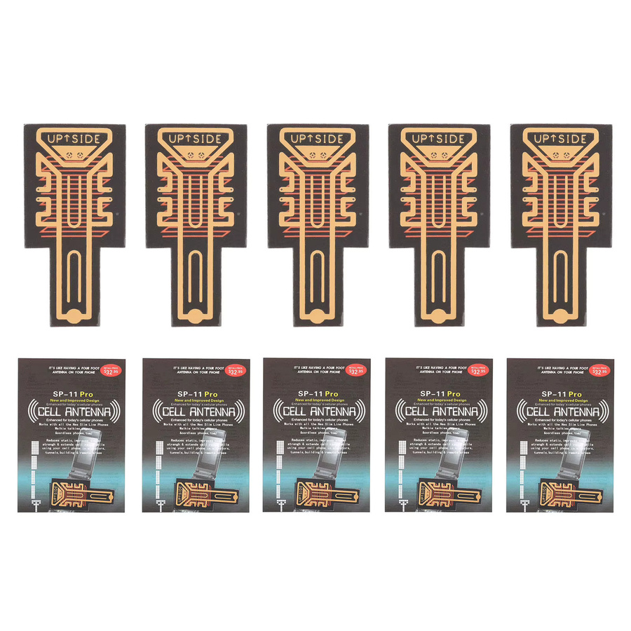 Qiilu Handy Signal Empfang Booster Aufkleber Set, 5 Stück, Gold - Bild 6