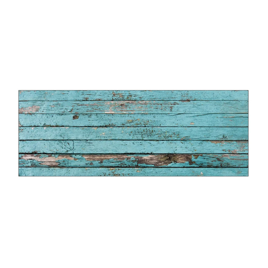 MySpotti Küchenrückwand Profix Cucina Ernest in Holzoptik und Cyanblau, B/H: 160 x 60 cm - Bild 2