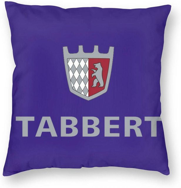 Tabbert Kissenbezug in Blau mit Peach Skin Oberfläche für Wohnwagen, Auto oder Zuhause, B/T/H: 18 x 18 x 18 cm - Bild 1