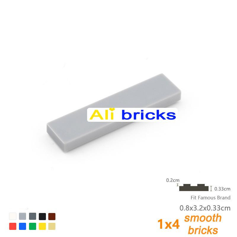 Yiran toy Bausteine Dünne Figursteine Glatt 1x4 50-teiliges Set - Bild 1