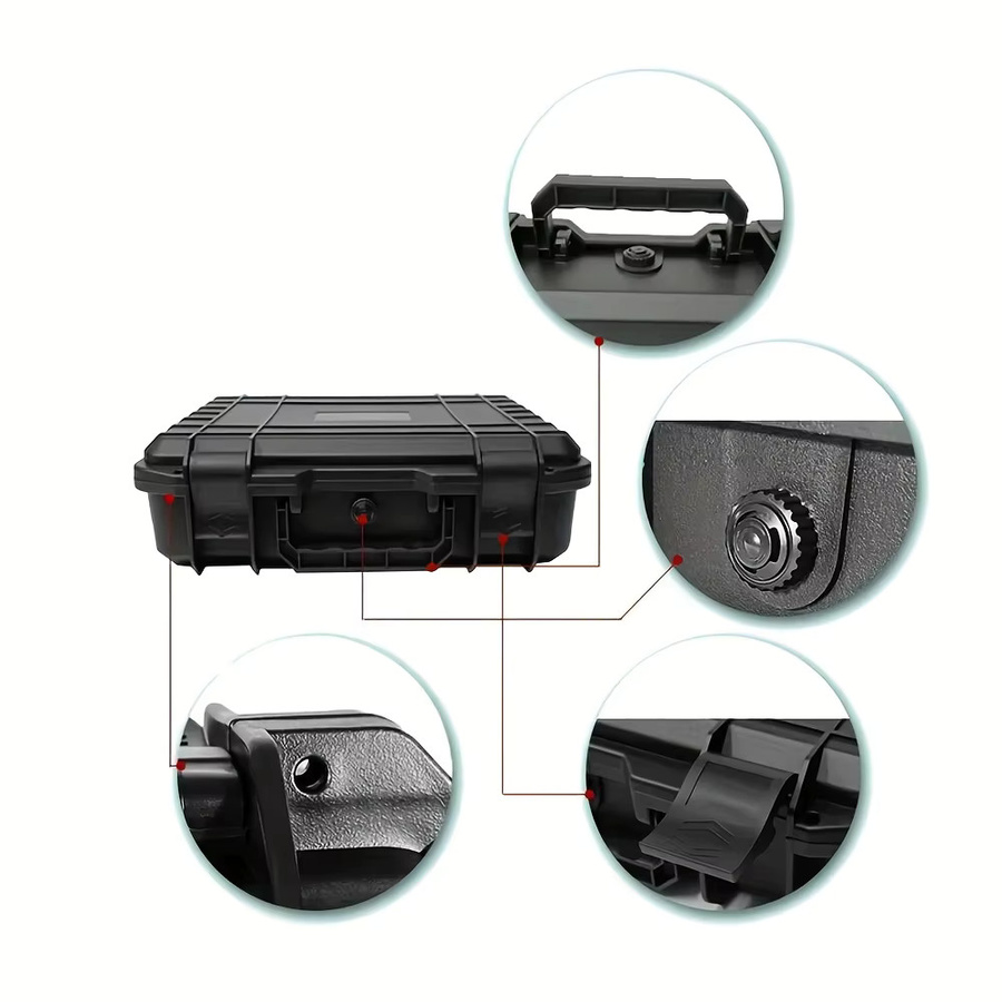 DJI Tragetasche für Mavic Air 2S und Air 2, kratzfeste Hartschalen-Aufbewahrungstasche in Schwarz mit Platz für die Bildschirmfernbedienung - Bild 5