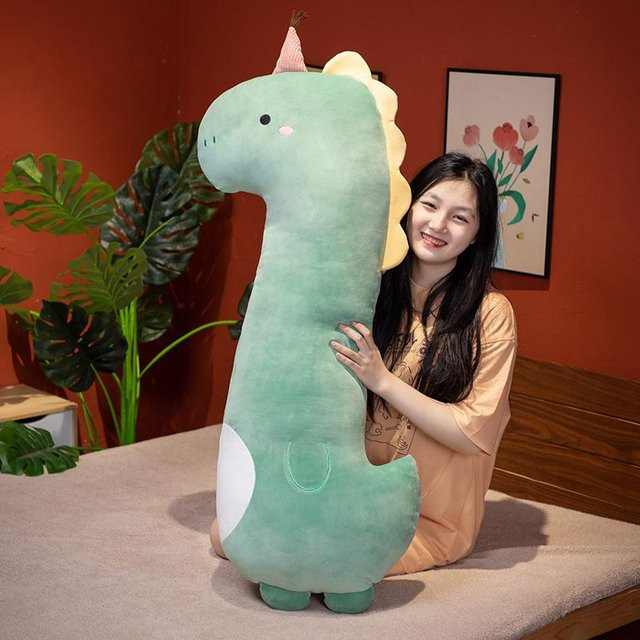 Kidsly Dinosaurier Einhorn Plüsch Spielzeug, 120cm, ab 14 Jahre - Bild 1