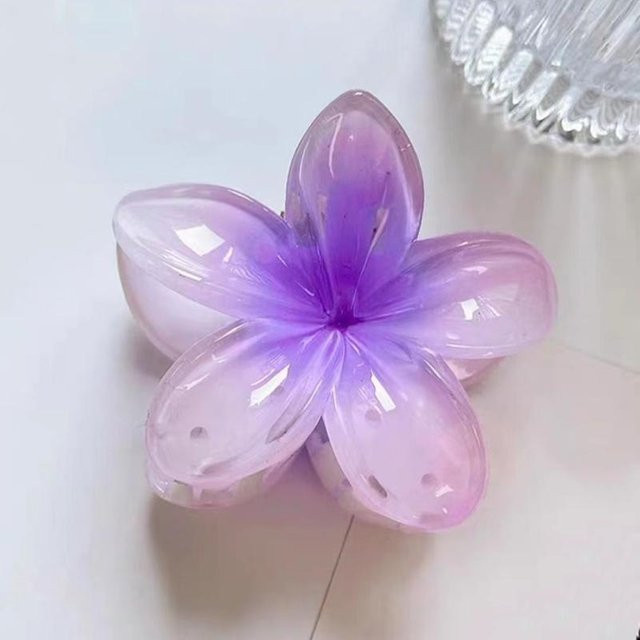 YULIN Haarspange Blume, Acryl, Damen, 8 cm - Bild 1