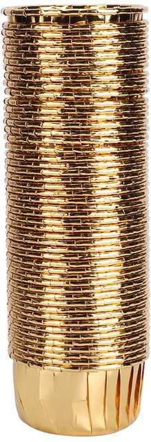 50 Stück TOMTOP JMS Muffinförmchen aus Papier, rund und hitzebeständig, Gold - Bild 1