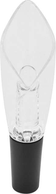 TOMTOP JMS 2in1 Weinbelüfter und Ausgießer für Rotwein, Weiß, tropffrei, Acryl, Transparent - Bild 1