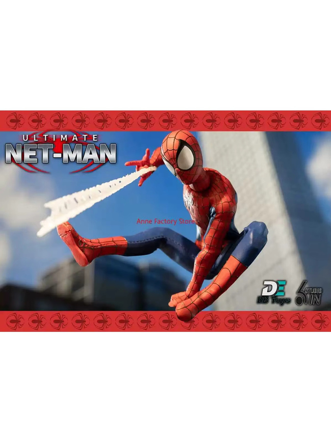 DBToys Marvel Red Ultimate Netman + Black Symbiote, 1/12 Scale 6-Zoll-Männliche Figur, Komplettset - Bild 3