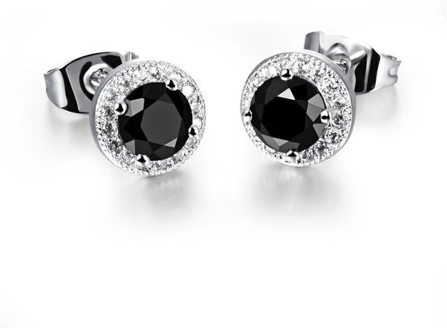 Ohrstecker Lucky Star Jewelry, 925 Silber, Zirkonia, Unisex - Bild 1