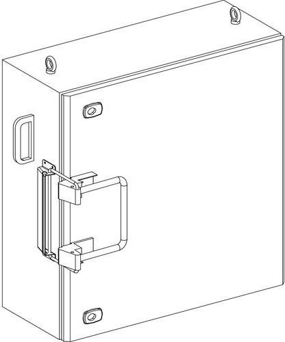 Schneider Electric KSB400SE4 KS Abgangskasten 400A 3L+N+PE für NH2 Sicherungen in Weiß - Bild 1