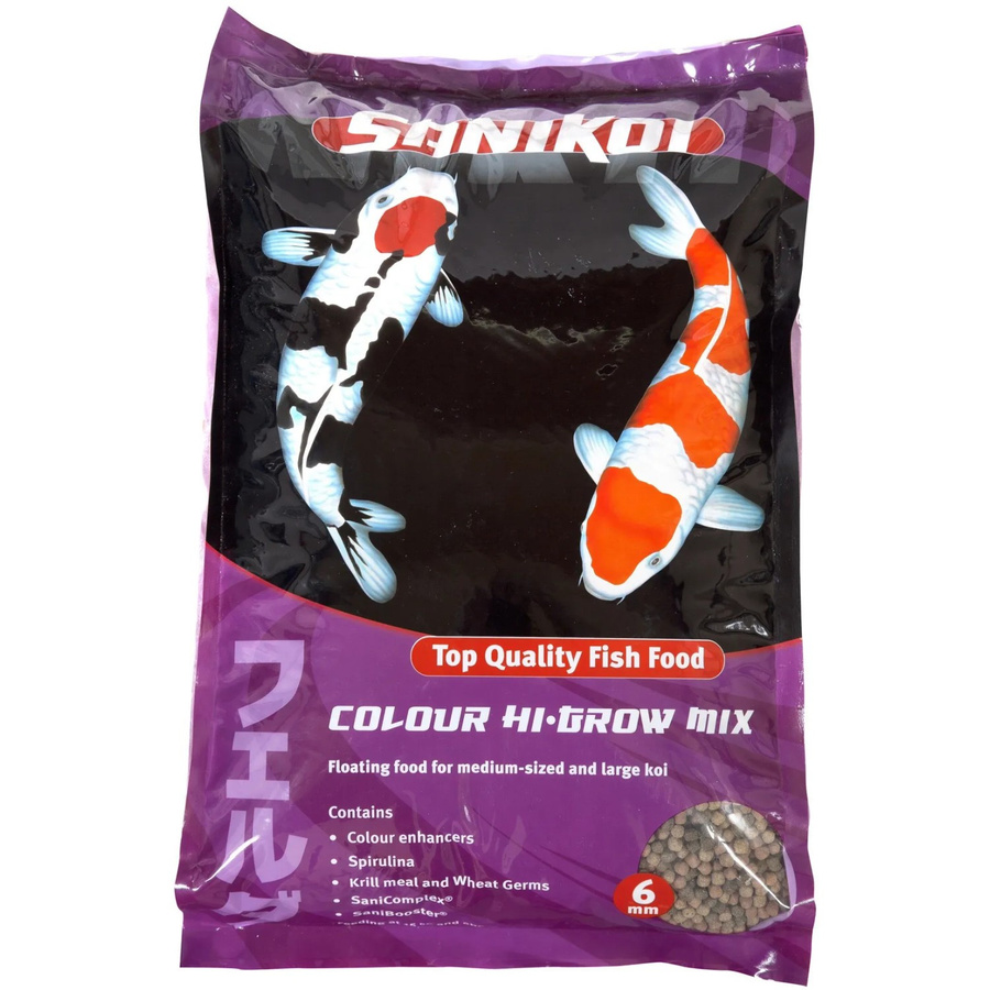 Velda SaniKoi Colour Hi-Grow Fischfutter 6 mm 10 kg - Bild 2