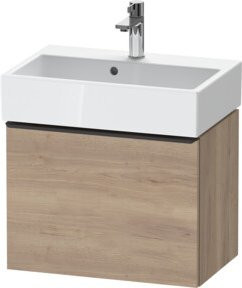 Duravit Waschtischunterschrank D-Neo Compact in Weiß und Ei Marmor, B/T/H: 58,4 x 37,2 x 44 cm - Bild 1