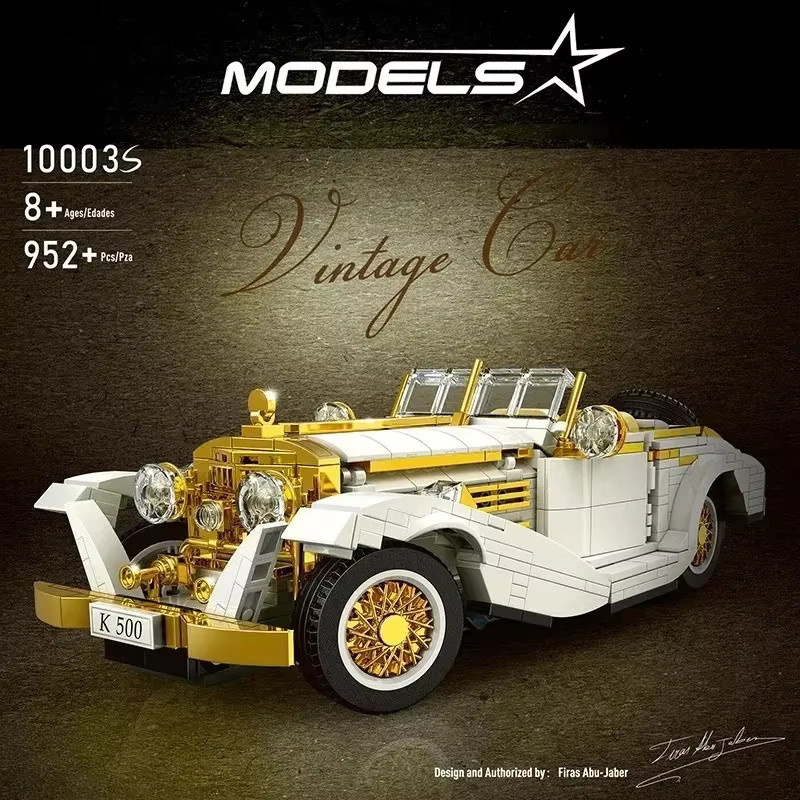 Mould King Vintage Classic Cars, Bausatz-Modell, 952 Teile, ab 8 Jahren - Bild 2
