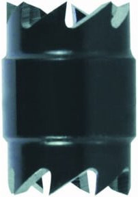 Ruko Fräskrone aus Edelstahl mit HSS-Material in Schwarz, Durchmesser: 9,6 cm - Bild 1